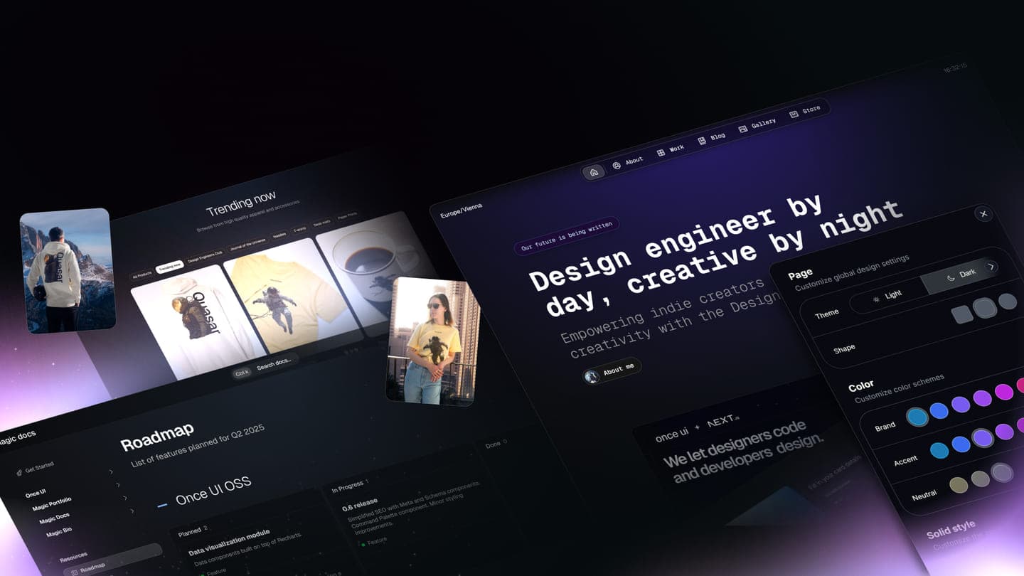Building with Once UI, a Customizable Design System